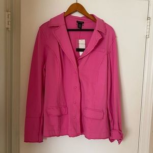 Pink Calvin Klein Soft Blazer Jacket